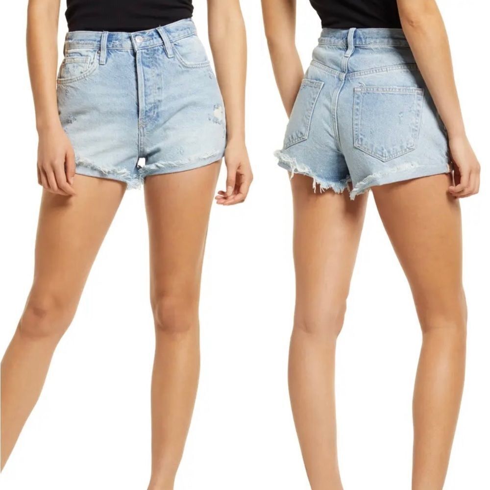 Free People‎ Fox Trott Denim Shorts